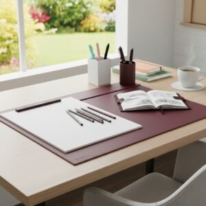 Sterling Desk Blotter Maroon