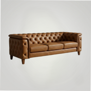 Exeter Chesterfield Three Seater Sofa Tan