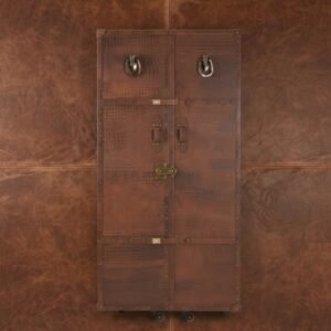 Artemis Croco Tall Leather Bar Tan