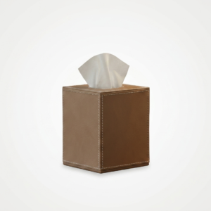Modella High Tissue Box Holder Cognac