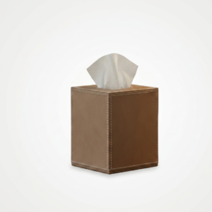 Modella High Tissue Box Holder Cognac
