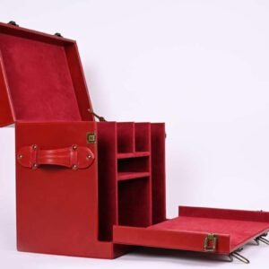 Portable Bar Unit Cherry Red