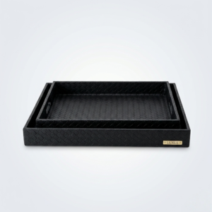 Entwine Multipurpose Trays Set of 2 Beige