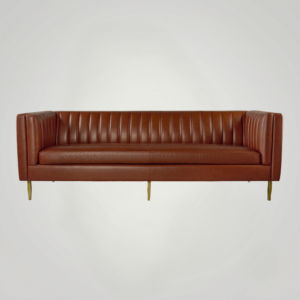 Linea Three Seater Sofa Cognac