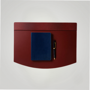Sterling Desk Blotter Maroon