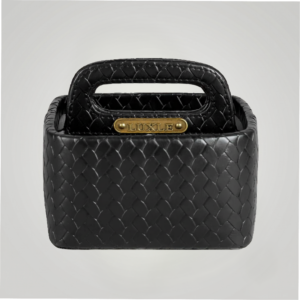 Entwine Multipurpose Caddy Black | Faux Leather Desk Organizers