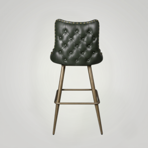 Chester Bar Stool Antique Legs Green