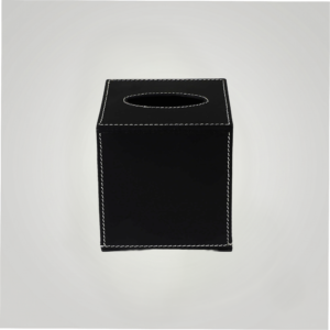 Modella High Tissue Box Holder Black